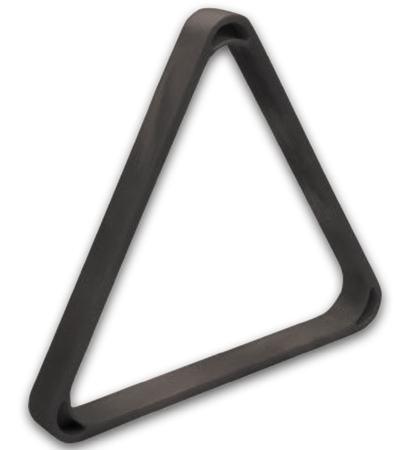 Triangolo in plastica rigida per pallina da biliardo standard da 57,2 mm